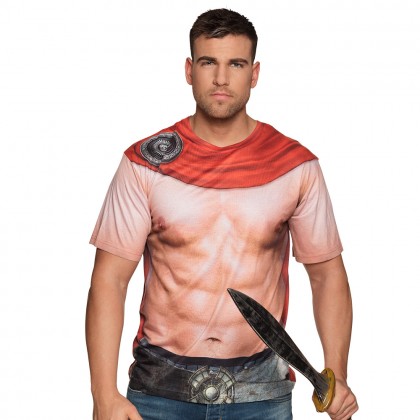St. Fotorealistisch shirt Spartaan (XL)
