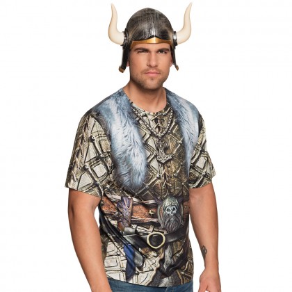 St. Fotorealistisch shirt Viking (L)