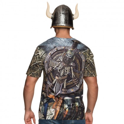 St. Fotorealistisch shirt Viking (L)