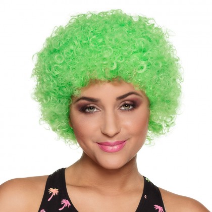 Pruik Pop groen