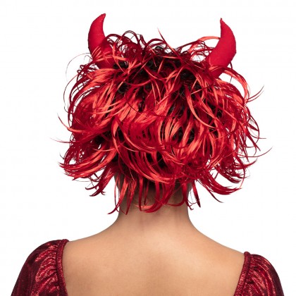Pruik Curly devil