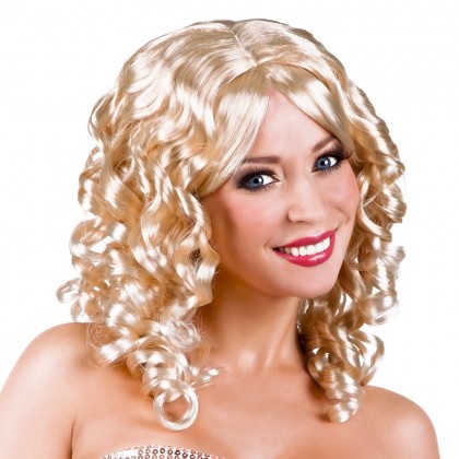 Pruik Cocktail blond