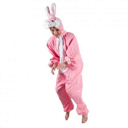 Volwassenenkostuum Konijn pluche (max. 1.95 m)