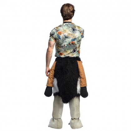 Volwassenenkostuum Op een struisvogel (one size)