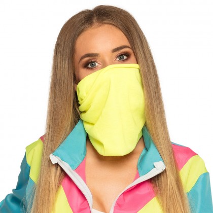 Trainingspak Retro babe neonblauw UV (S)