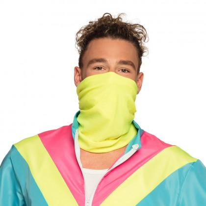 Trainingspak Retro dude neonblauw UV (M)