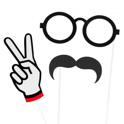 Set 10 photo props Graduation