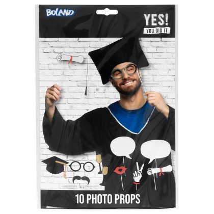 Set 10 photo props Graduation