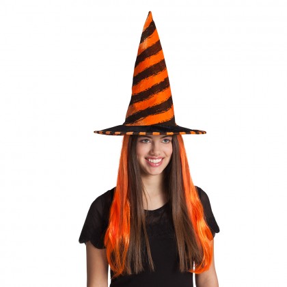 Heksenhoed Rhona met haar 3 kleuren ass. UV