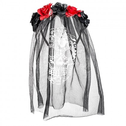 Diadeem La Calavera met sluier