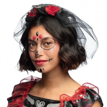 Diadeem La Calavera met sluier