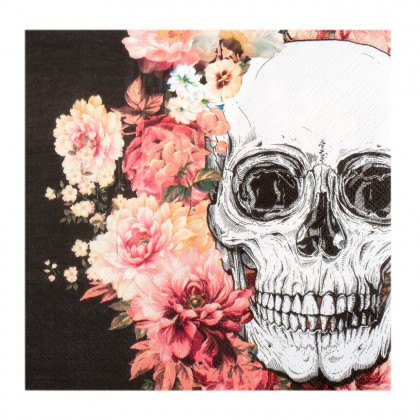Set 20 papieren servetten Day of the dead (33 x 33 cm)