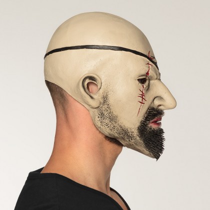 Latex hoofdmasker Halloween 10 ass.