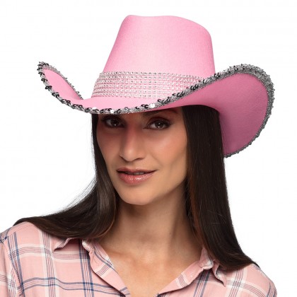 Cowboyhoed Spark lichtroze