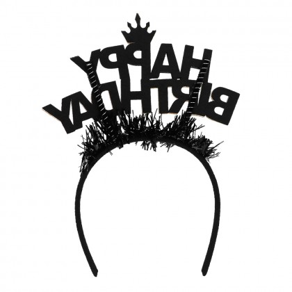 Diadeem 'Happy birthday'