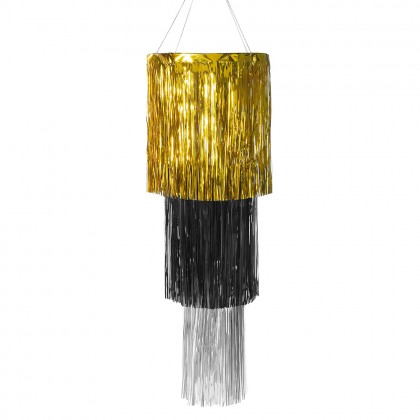 Kroonluchter Party Time folie metallic (110 cm)