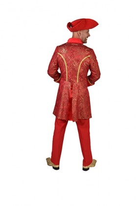Mantel Brocaat Rood