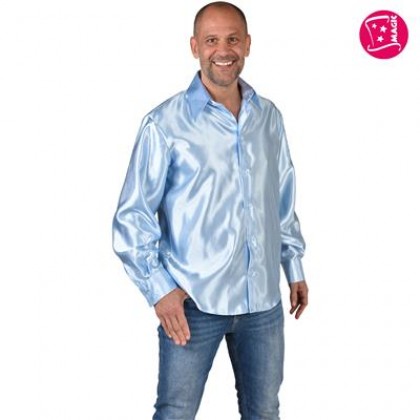 Shirt Satijn Baby Blauw