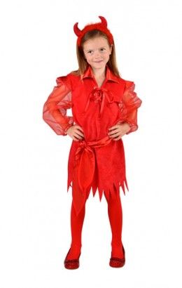 Halloween jurkje duivel rood