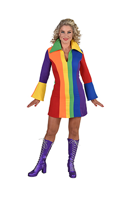 Hippie Regenboog jurkje