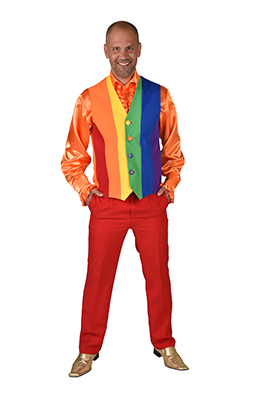 Regenboog gilet