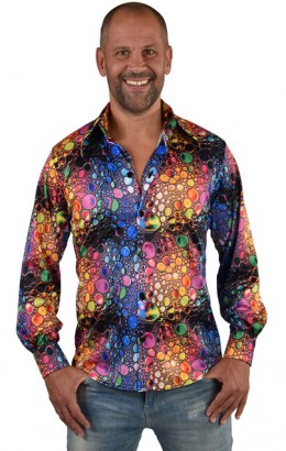 Party blouse disco colour drops