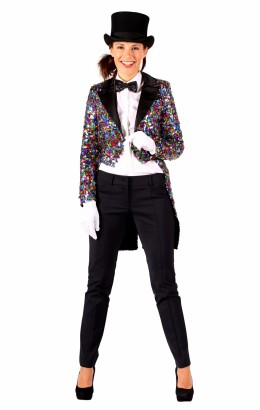 Glitter rokjas multicolour dame