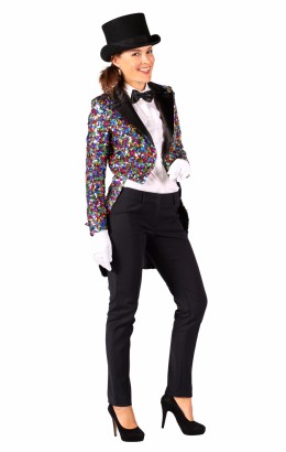 Glitter rokjas multicolour dame