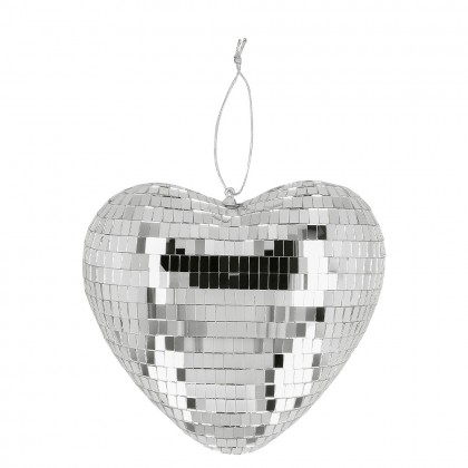 Discobal hart zilver (19 cm)