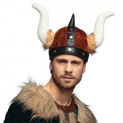 Pluchen vikinghelm Barbarian