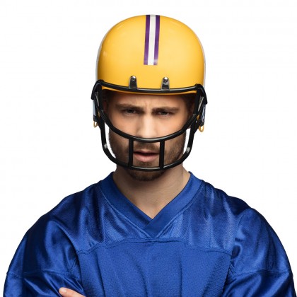 Helm American football geel