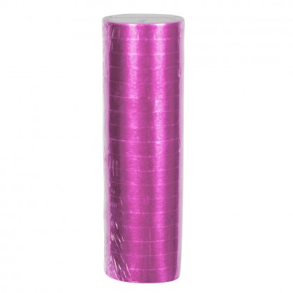 Rol papieren serpentines roze metallic (4m)