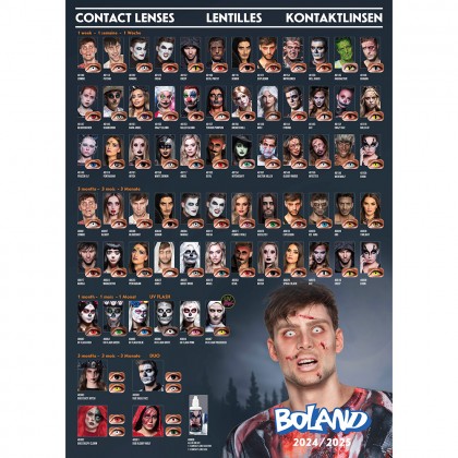 Set posters contactlenzen Halloween 2024/2025 (1 x A1, 2 x A2, 1 posterkoker)