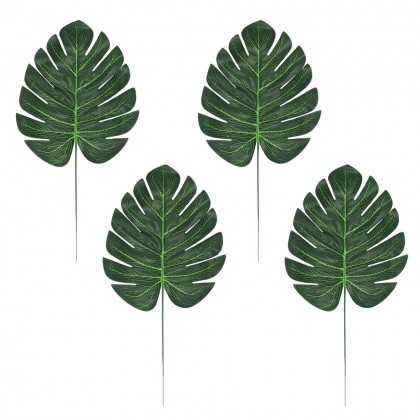 Set 4 palmbladeren Exotic