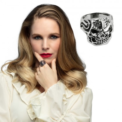 Ring Skull face (Ø 20 mm)