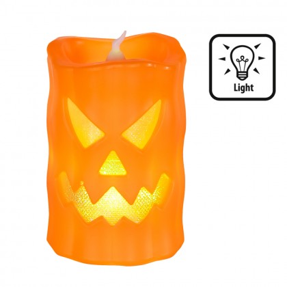 LED kaars Pompoen (10 x 6 cm)