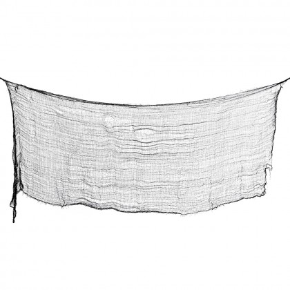 Halloween kleed zwart (183 x 76 cm)