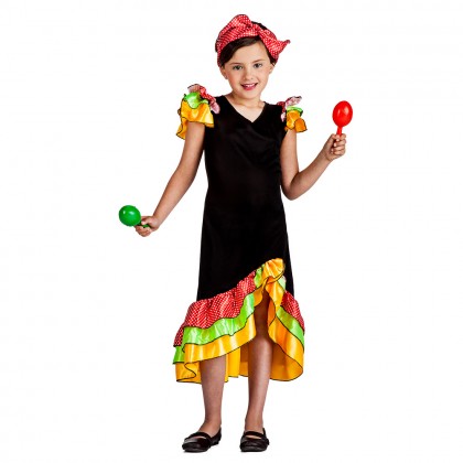 Kinderkostuum Bailaora danseres (3-4 jaar)