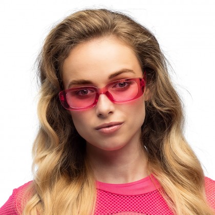Partybril Techno roze