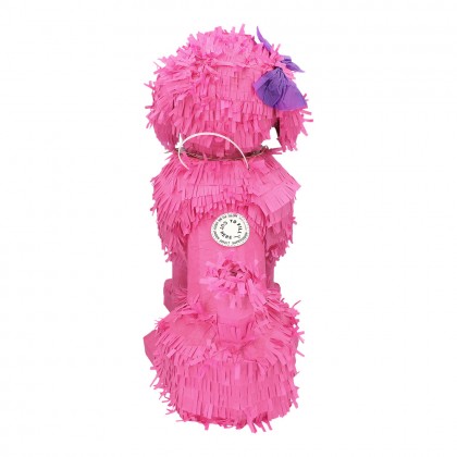 Piñata Roze poedel (45 x 24 x 38 cm)