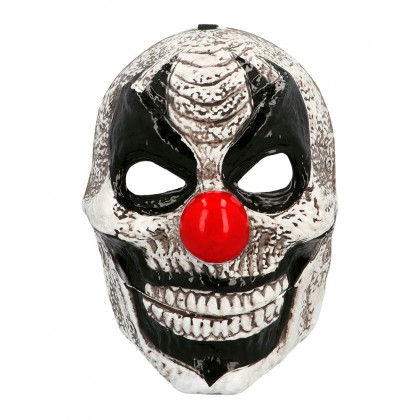 Gezichtsmasker Horrible clown met beweegbare kaak