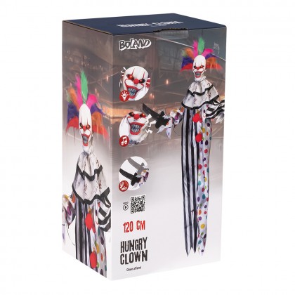 Hangdecoratie Hungry clown (120 cm)