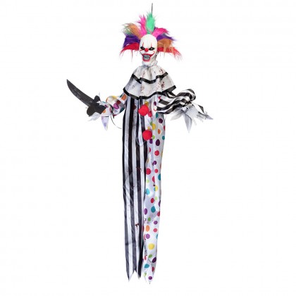 Hangdecoratie Hungry clown (120 cm)