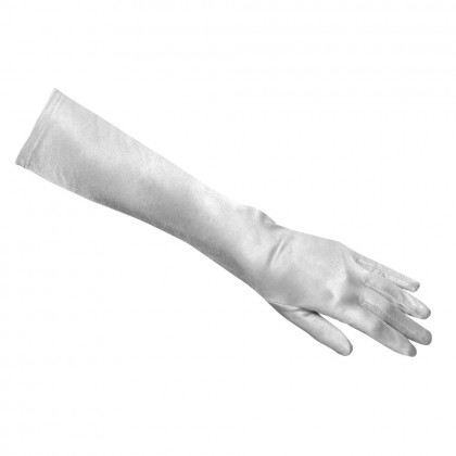 Paar handschoenen elleboog Monte Carlo zilver