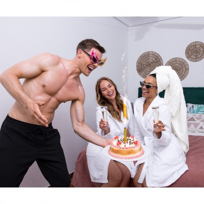 Metalen diadeem 'Birthday girl'