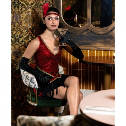 Volwassenenkostuum Flapper Evelyn (40/42)