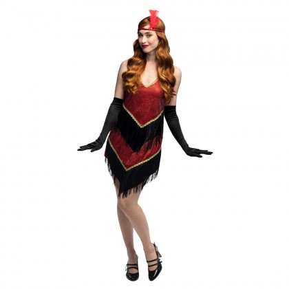 Volwassenenkostuum Flapper Evelyn (44/46)