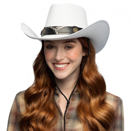 Cowboyhoed Wyatt wit