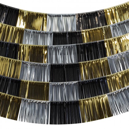 Backdrop slinger Party time 6-delig (150 x 26 cm)