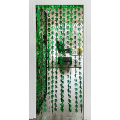 Foliegordijn Palmbladeren metallic (200 x 100 cm)